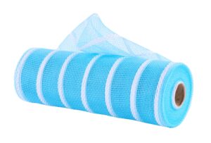 10″ x 10yd Vertical Wide Stripe Mes0