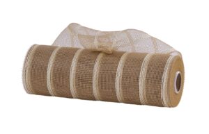 10″ x 10yd Vertical Wide Stripe Mesh