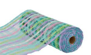 10″ x 10yd Poly Burlap Check Mesh