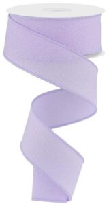 1.5″ X 10Yd Wired Ribbon-Crystal