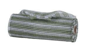 10″ x 10yd Horizontal Wide Stripe Mesh
