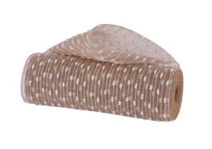 10.25″ x 10yd Fine Weave Puff Ball/Poly
