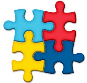 13″Hx13″L Puzzle Pieces Sign
