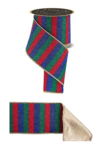 4″ x 10yd Glitter Stripe/Fused