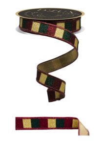 7/8″ x 10yd Glitter Stripe/Fused