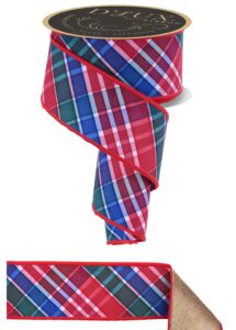 2.5″ x 10yd Bold Plaid/Fused