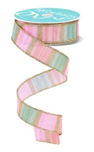 7/8″ x 10yd Watercolor Stripes