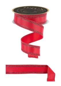 1.5″ x 10yd Vertical Glitter Stripe/Fused