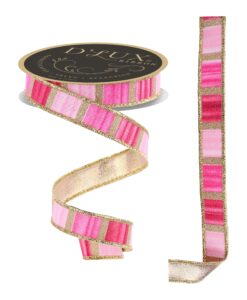 7/8″ x 10yd Watercolor Stripes/Fused