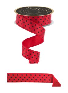1.5″ x 10yd Small Polka Dot/Fused